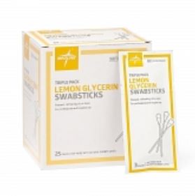 LEMON GLYCERIN SWABSTICK 25 X 3 BX/75