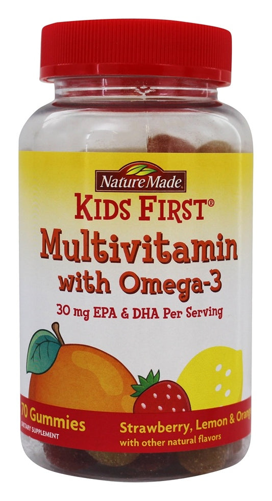 KIDS FIRST MULTI VIT + OMEGA-3 GUMMIES 70 NM