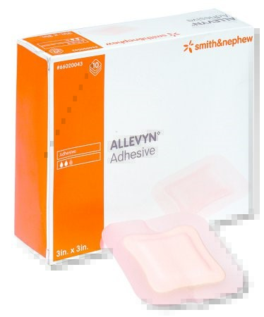 ALLEVYN ADHESIVE DRESSING 3 X 3" (10)