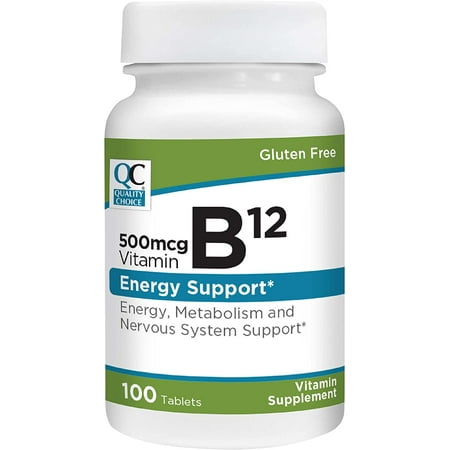 Qc Vitamin B-12 Tab 500 Mcg 100