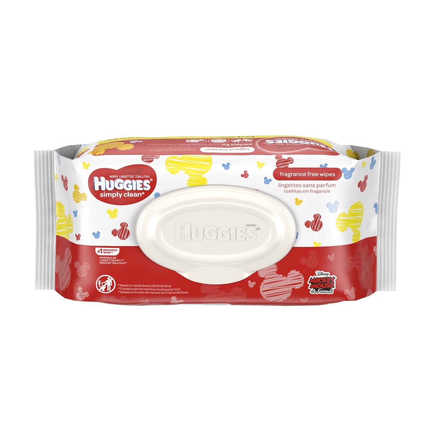 HUGGIES BABY WIPES SIMPLY CLEAN FF 64