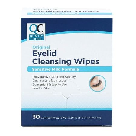 QC EYELID CLEANSING PAD 30