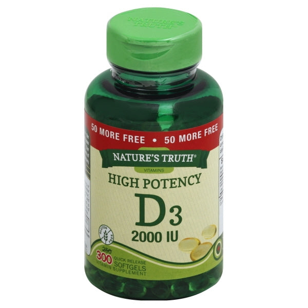 VITAMIN D3 SOFTGEL 2000 IU 300 NT