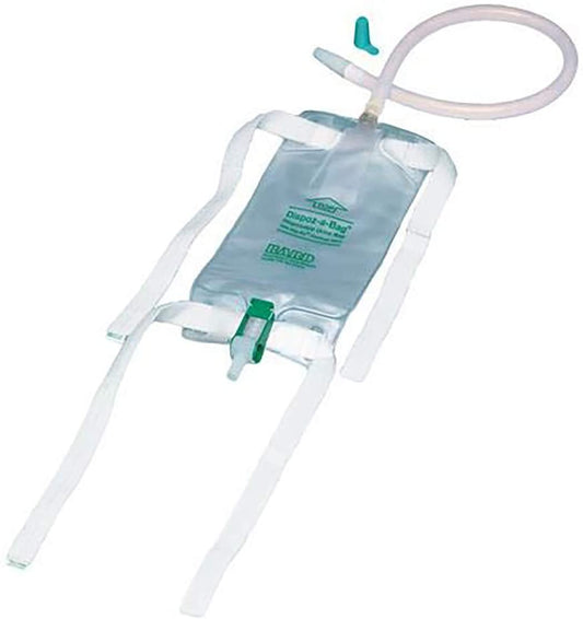 LEG BAG REUSE FLIP FLO W/FAB STRAP 19 OZ