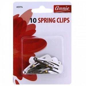ANNIE SPRING CLIPS SILVER 10 5 CM #3174