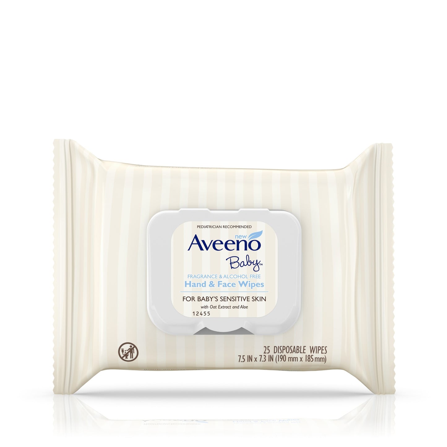 AVEENO BABY SENSITIVE SKIN BABY WIPES 25