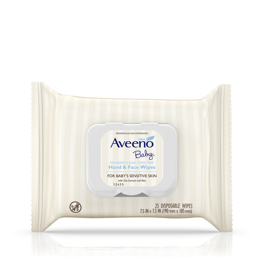 AVEENO BABY SENSITIVE SKIN BABY WIPES 25