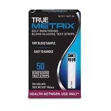 TRUE METRIX TEST STRIPS 50 HEALTH NETWORK