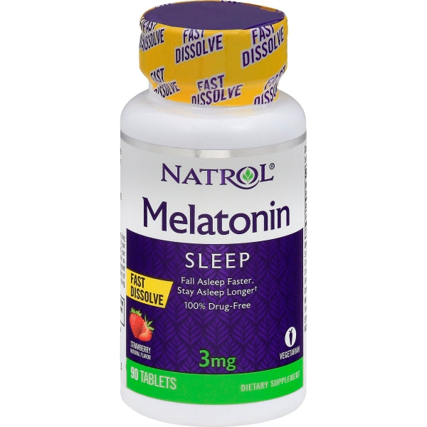 MELATONIN FAST DISSOLVE TAB 3 MG 90 NATROL