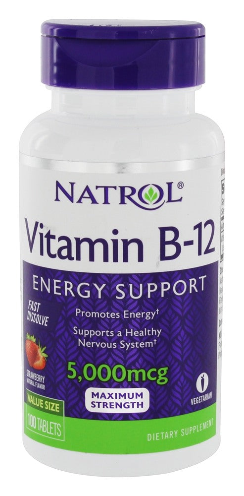 VITAMIN B-12 5000 MCG FAST DIS TAB 100