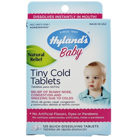 HYLANDS BABY TINY COLD TABS 125