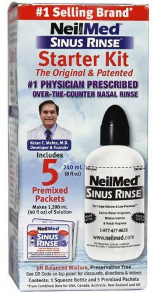 SINUS RINSE STARTER KIT W/5 PACKETS