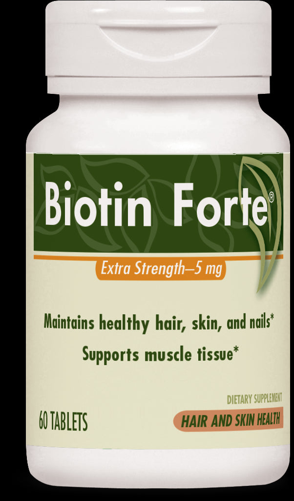 BIOTIN FORTE EXTRA STRENGTH TAB 5MG 60