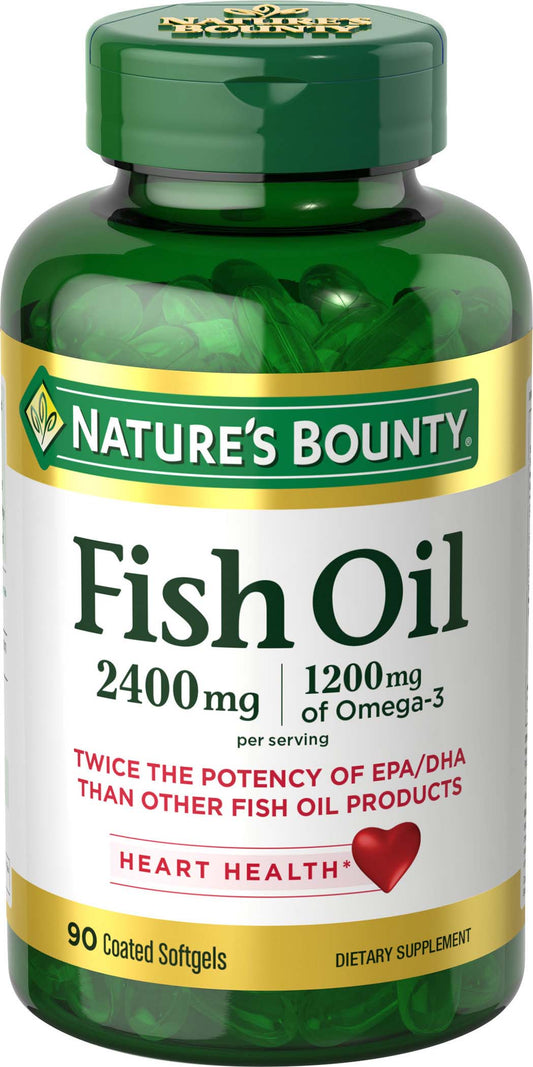 FISH OIL ODORLESS 2400 MG 90 DBL STR NB 17130