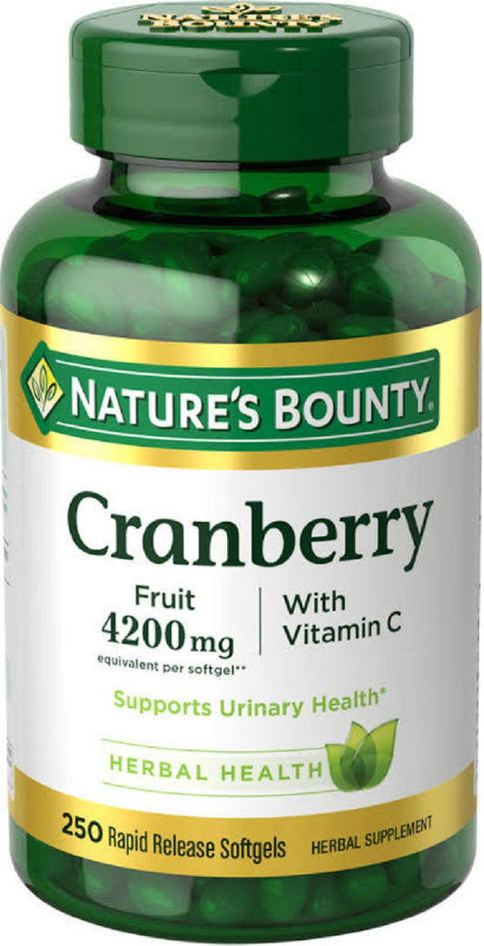 CRANBERRY + VIT C SOFTGELS 250 NB