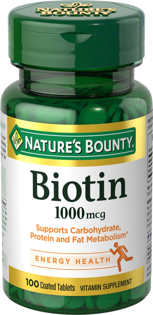 BIOTIN TAB 1000 MCG 100 NB 7961