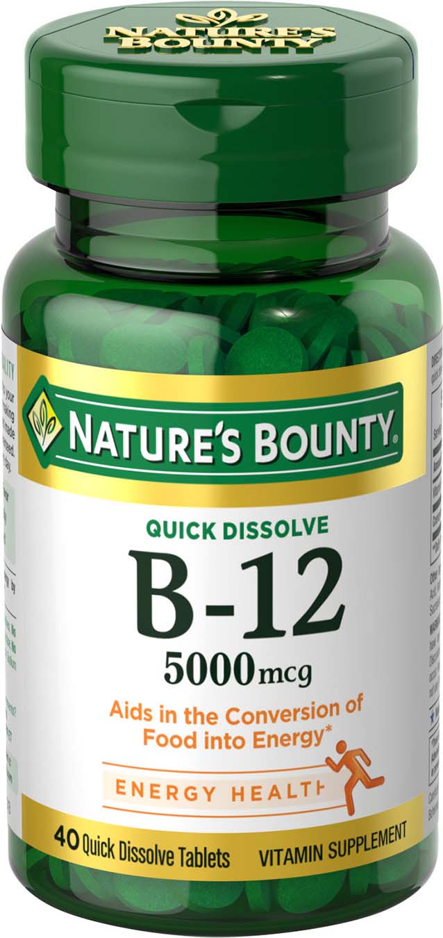 VIT B-12 TAB QUICK DISSOLVE 5000 MCG 40 NB