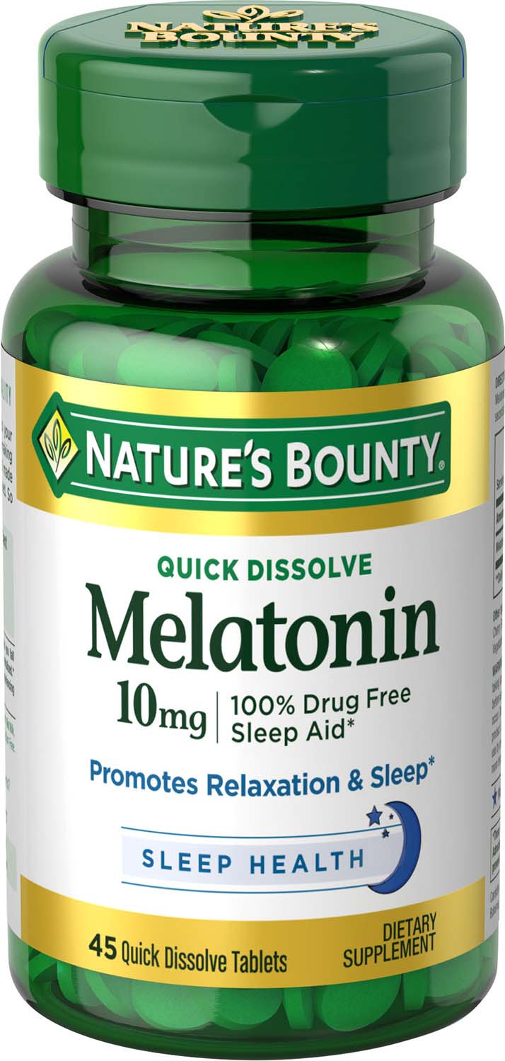 MELATONIN FAST DISSOLVE TAB 10 MG 45 NB 52802