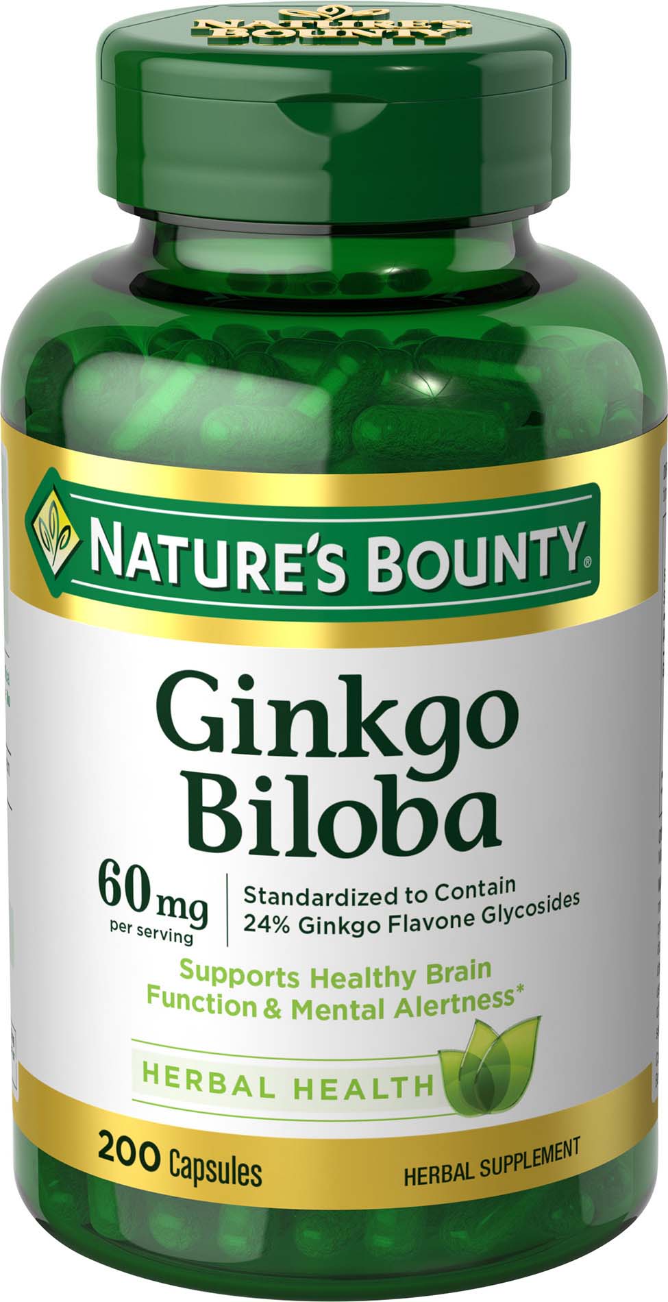 GINKGO BILOBA CAP 60 MG STAND EXT 200 NB