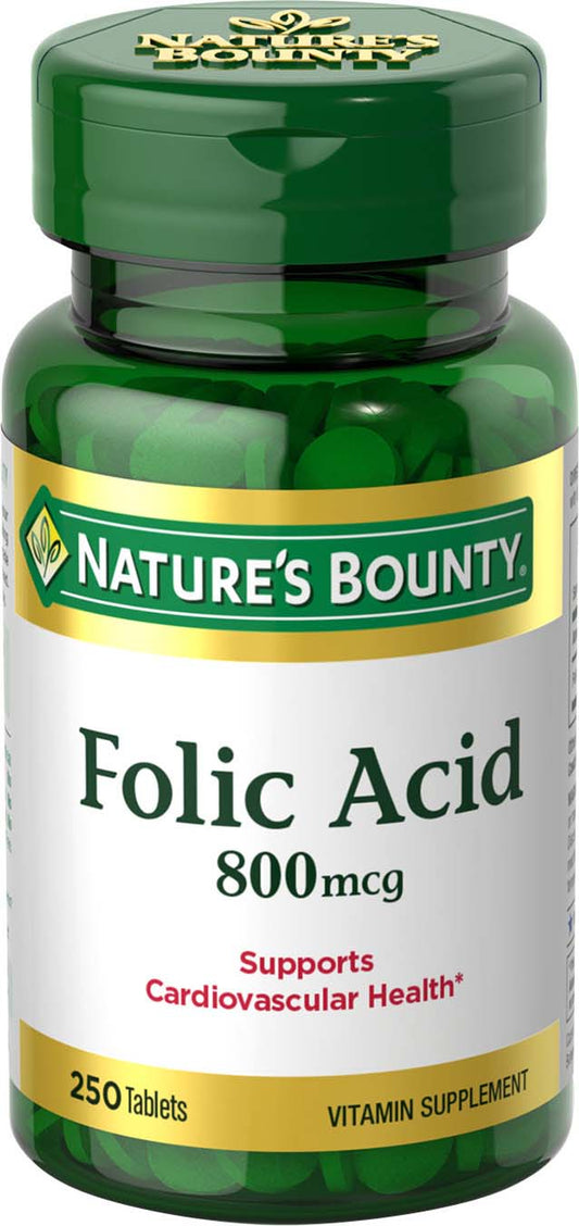 FOLIC ACID TAB 800 MCG 250 NB 2843