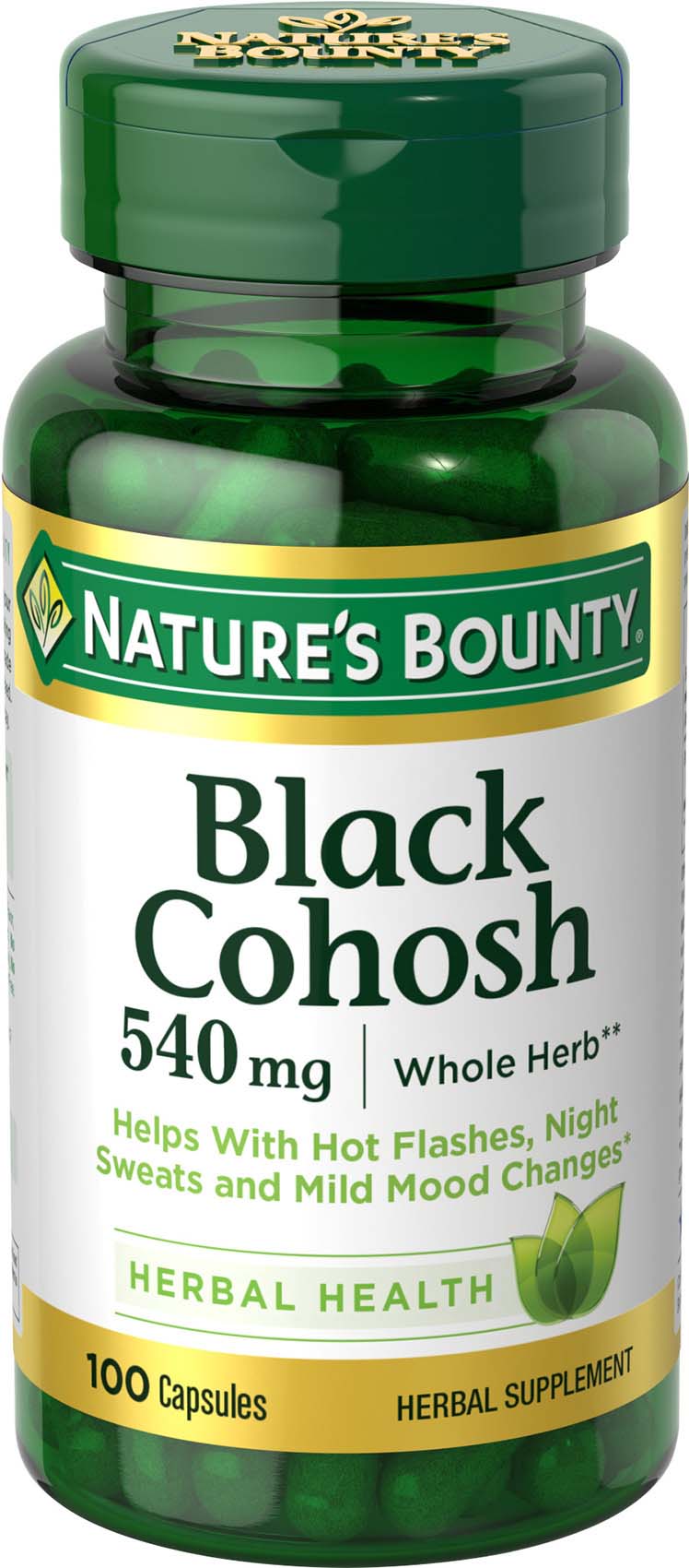 BLACK COHOSH CAP 540 MG 100 NATURAL NB 3511