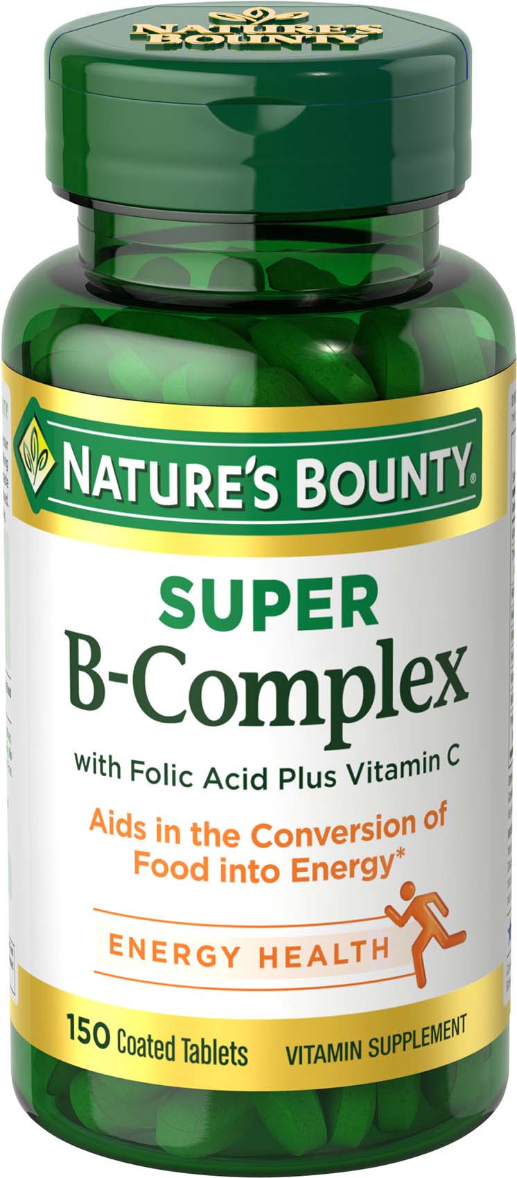VIT B COMPLEX SUPER W/F ACID+VITC TAB 150 NB
