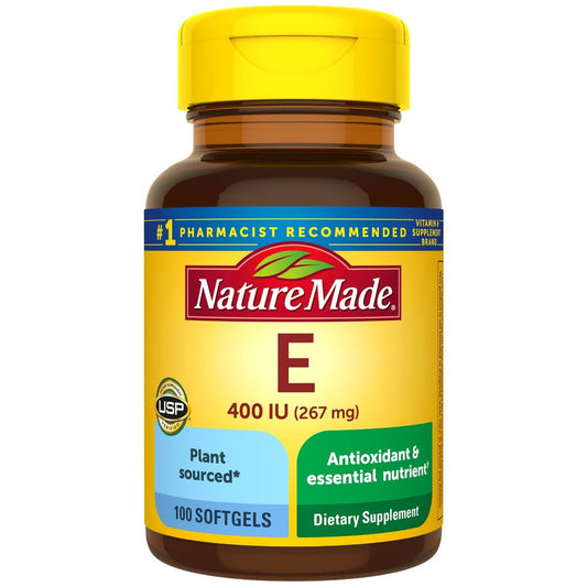 VITAMIN E + D-ALPHA SOFTGEL 400 IU 100 NM