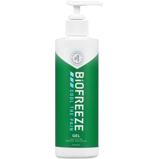 BIOFREEZE PAIN RELIEVING GEL GREEN PUMP 8 OZ