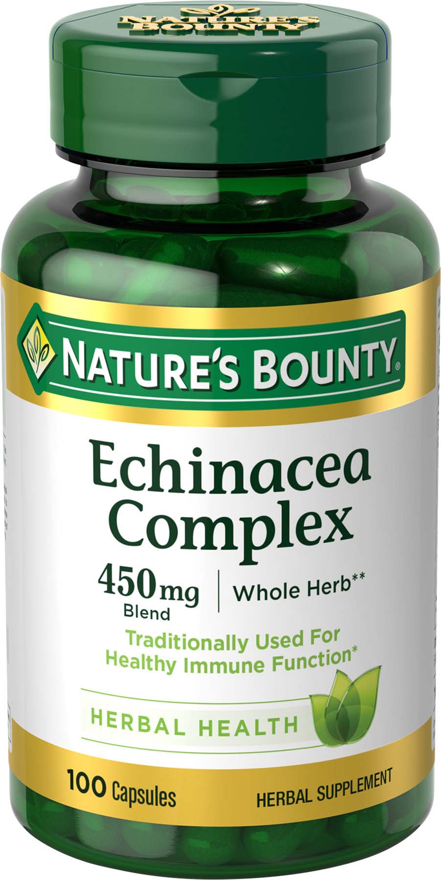 ECHINACEA ELDERBERRY CAP 100 NB