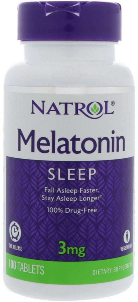 MELATONIN TIME RELEASE TAB 3 MG 100 NATROL