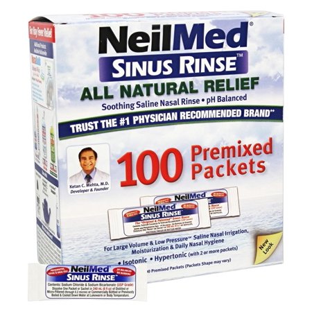 NEILMED SINUS RINSE PREMIXED PACKET 100