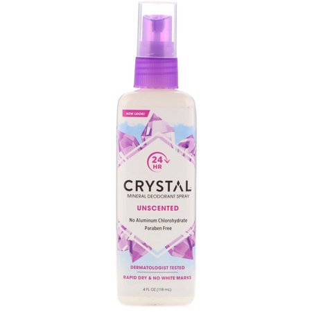 CRYSTAL BODY DEODORANT SPRAY 4 OZ