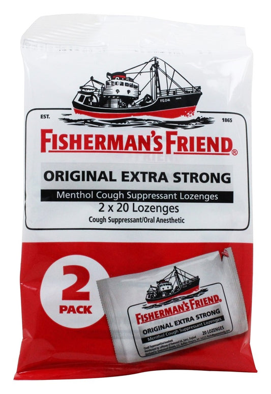 FISHERMANS FRIEND LOZENGE ORIGINAL 2PK 20 BAG