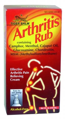 TIGER BALM ARTHRITIS RUB PUMP 4 OZ