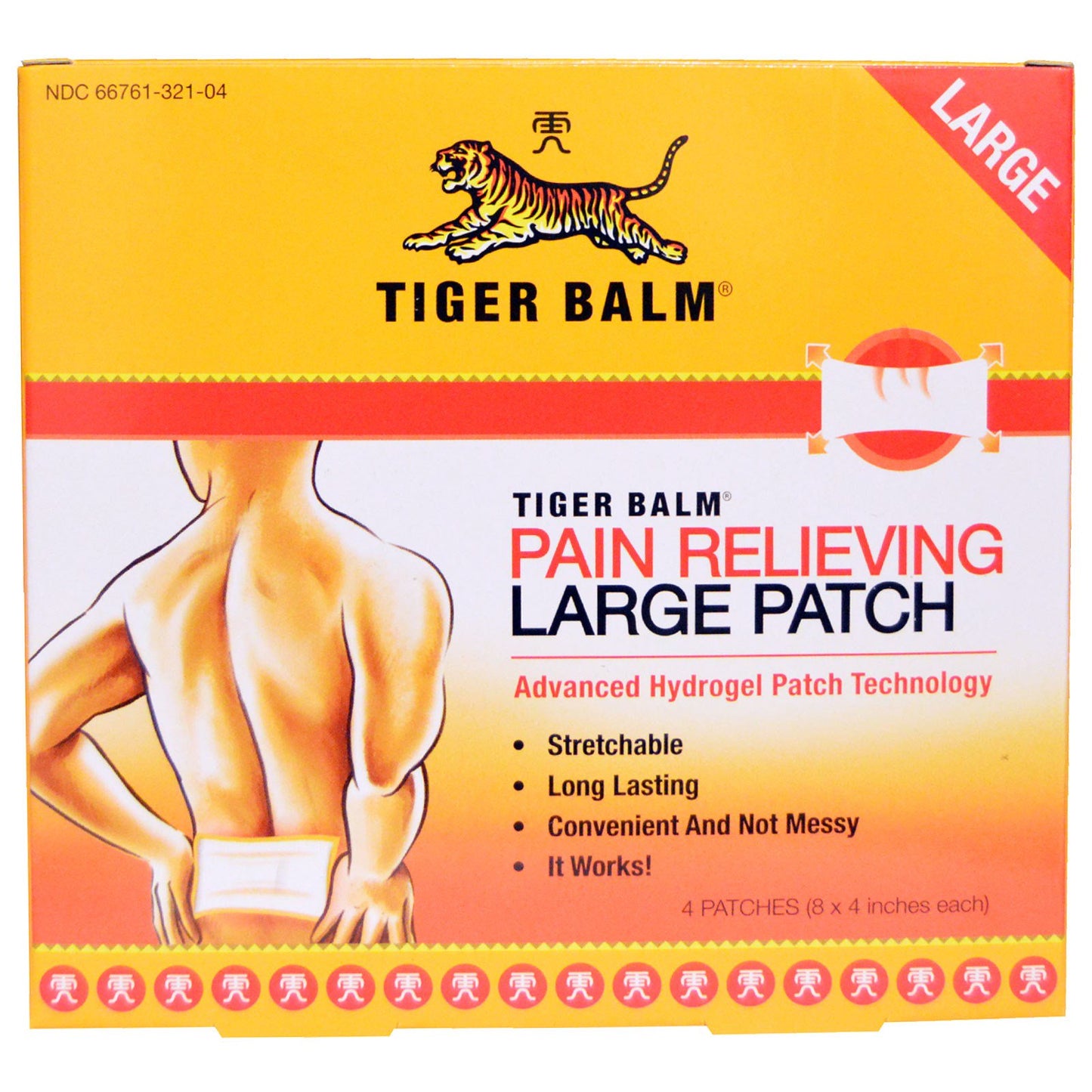 TIGER BALM PAIN RELIEVING PATCH LARGE 4