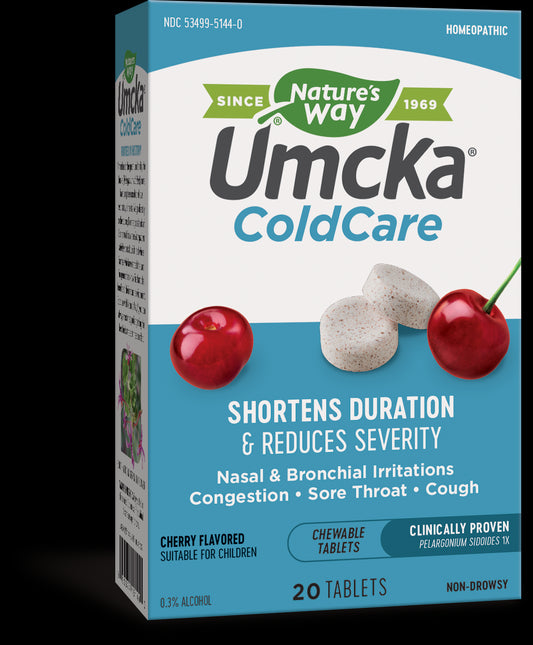 UMCKA COLD CARE CHERRY CHEWABLE TAB 20