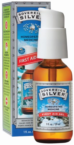 SILVER TOPICAL HEALING FIRST AID GEL 1 OZ