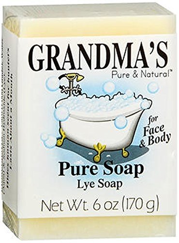 GRANDMAS PURE & NATURAL LYE SOAP BAR 6.0 OZ