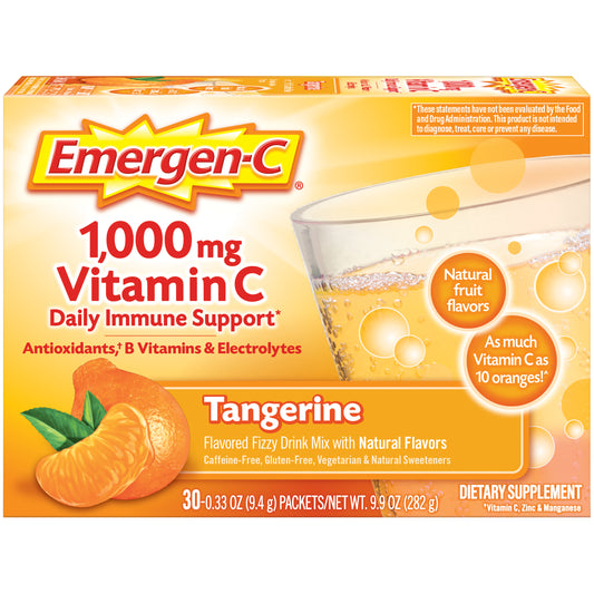 EMERGEN-C TANGERINE VIT C 1000 MG 30 EC54