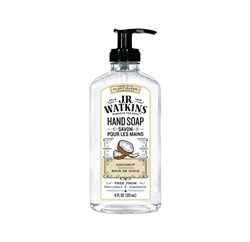 JR WATKINS HAND SOAP GEL COCONUT 11 OZ