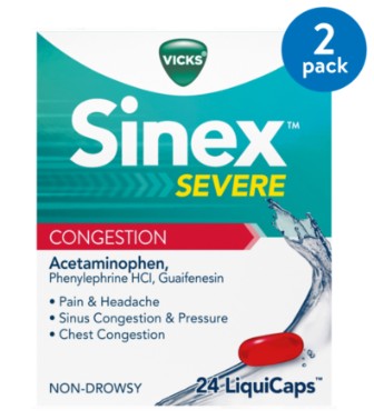 SINEX SEVERE CONGESTION LIQUICAPS 24