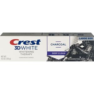 CREST 3D WHITE CHARCOAL DEEP CLEAN MINT 4.6OZ