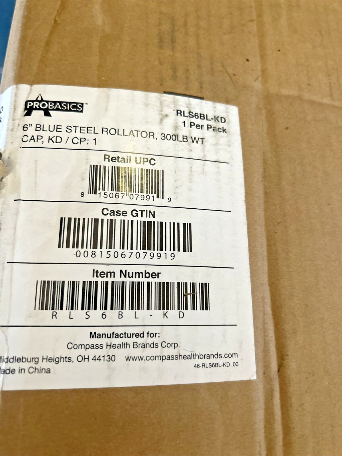 WALKER 4 WH H/BRAKE STEEL PROBASICS BLUE