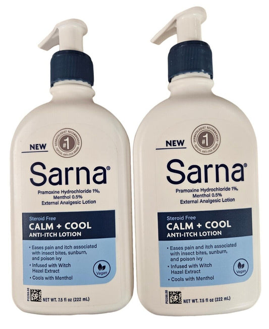 SARNA CALM & COOL ANTI-ITCH LOTION 7.5 OZ