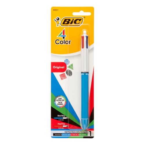 PEN 4 COLOR BIC #MMXP11