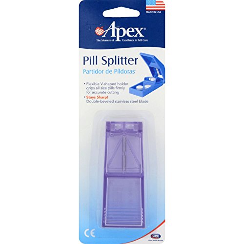 PILL SPLITTER DOUBLE BEVELED