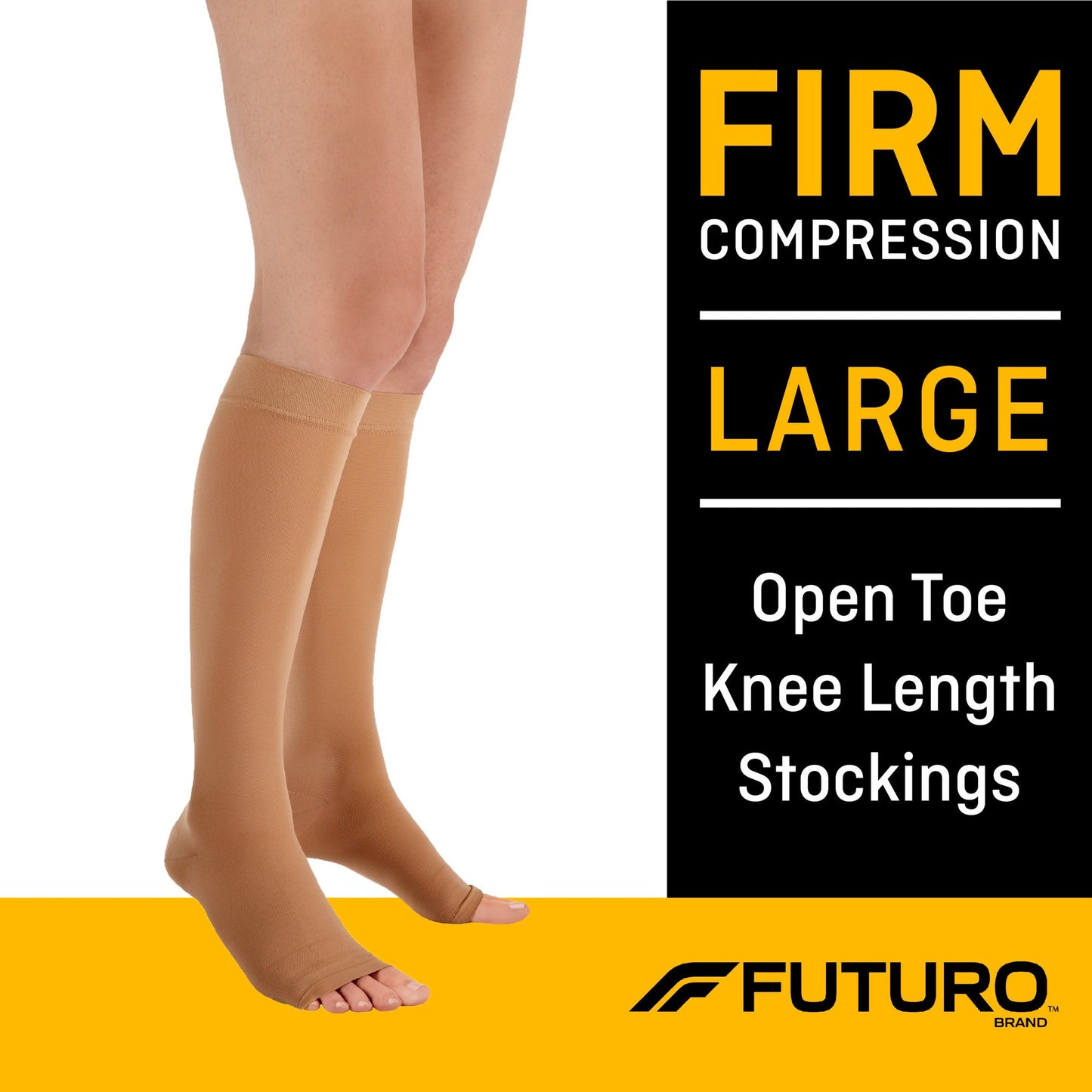 KNEE HIGH 20-30 THERAPEUTIC OT BEIGE LG FUT