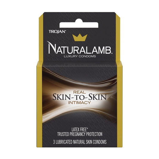 TROJAN NATURALAMB LUBRICATED LATEX FREE 3