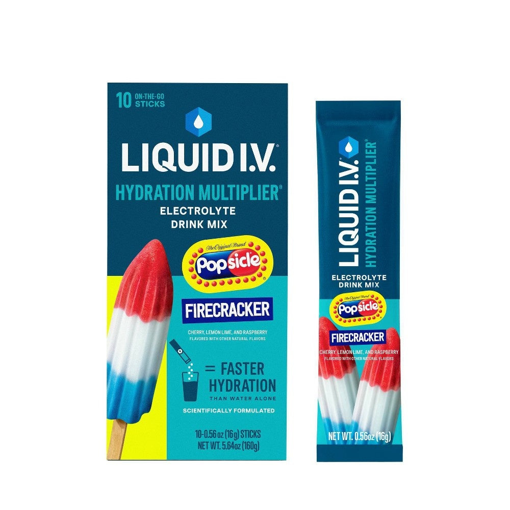 LIQUID IV POPSICLE FIRECRACKER CASE 10