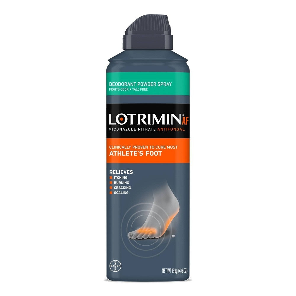 LOTRIMIN AF DEODORANT POWDER SPRAY 4.6 OZ